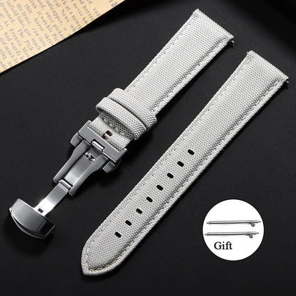 OnePlus Smartwatch Bands Quick Release Sailcloth Nylon Watch Straps BandsCo Straps