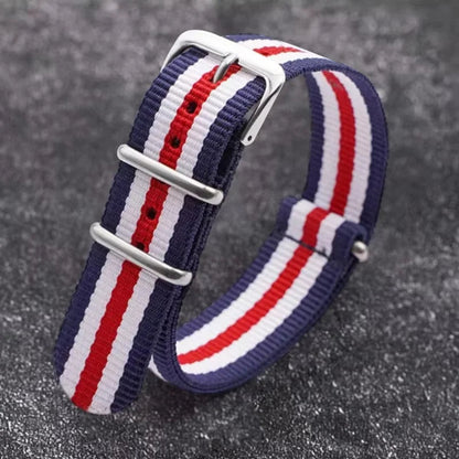 Polar Nylon Watch Strap Canvas Band, Unisex, Durable Pin Buckle Wristband BandsCo Straps