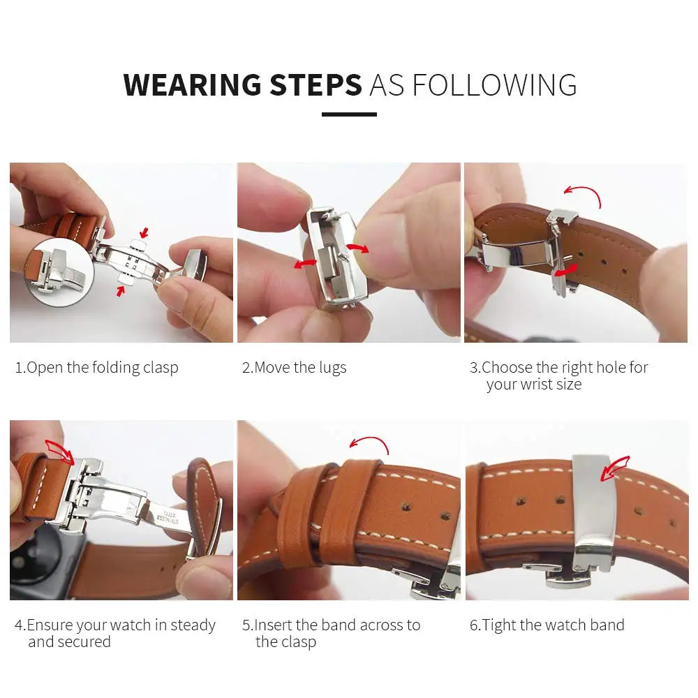 Apple Watch Leather Strap - Classic, Stylish, Comfortable BandsCo Straps