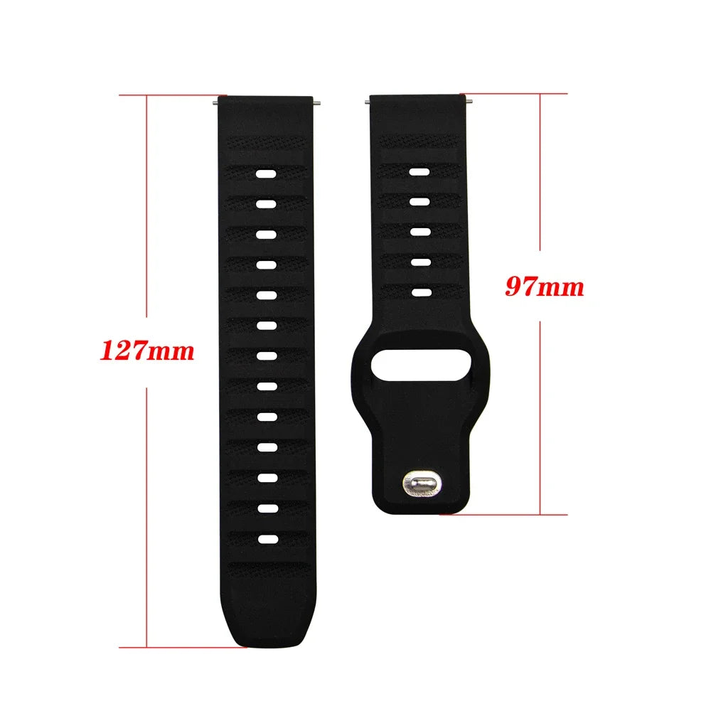 Polar Watch Band Silicone Replacement Strap for Smartwatch BandsCo Straps