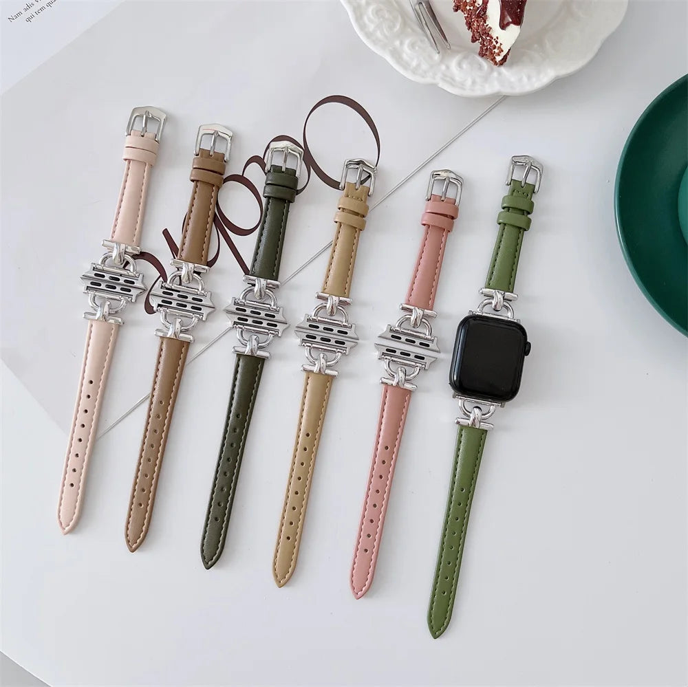 Apple Watch Genuine Leather Strap - Classic Durable Design BandsCo Straps