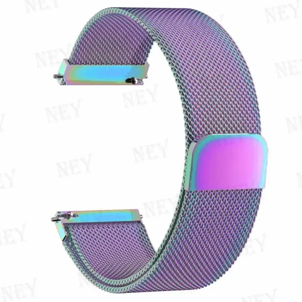 Amazfit Milanese Loop Band Stainless Steel Smartwatch Strap Metal Bracelet BandsCo Straps
