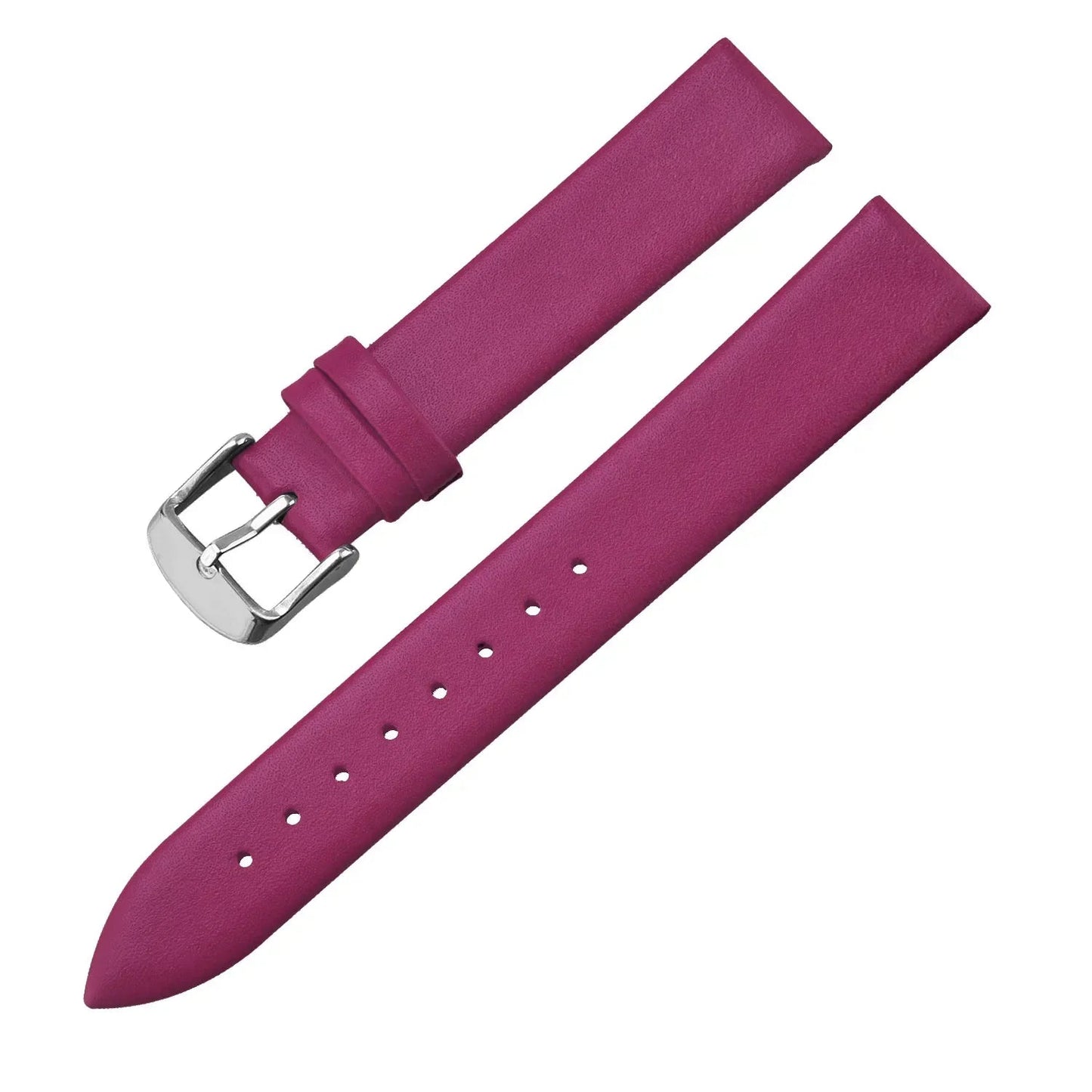 Amazfit Leather Band for Smartwatch Calf Leather with Silver Buckle BandsCo Straps