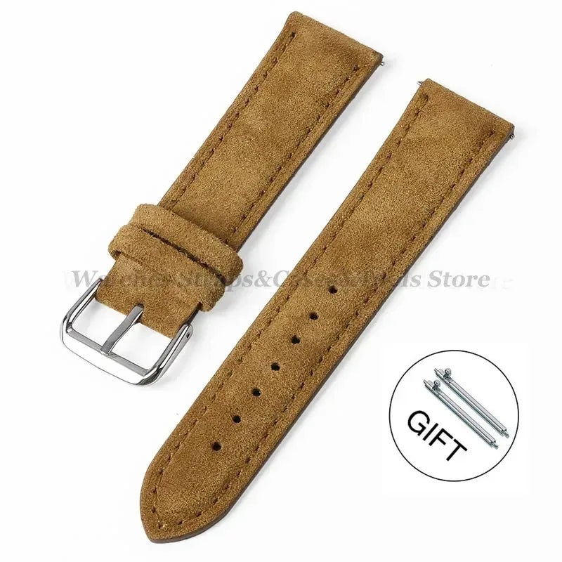 COROS Suede Leather Watch Band for COROS Smartwatch Unisex Comfort Strap BandsCo Straps