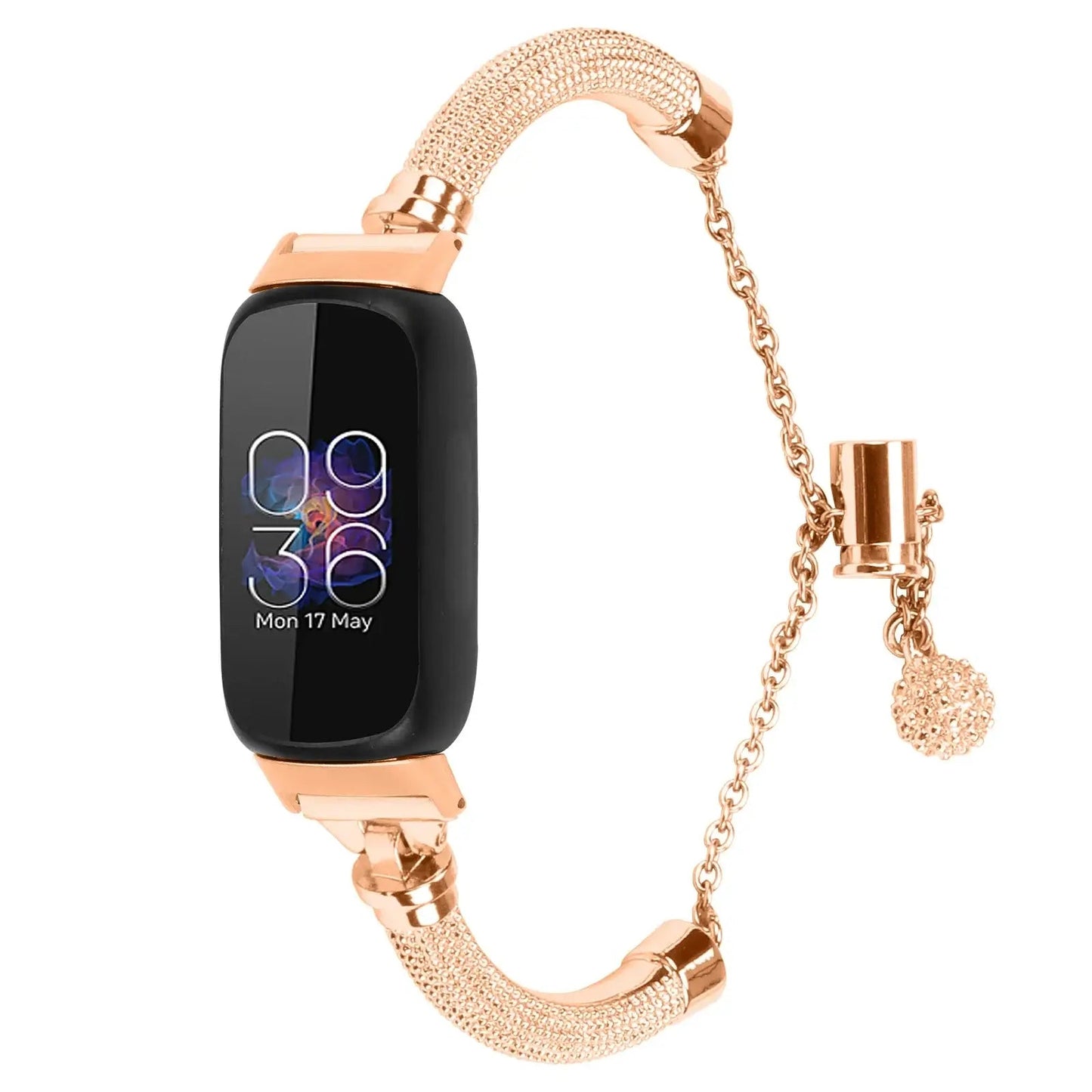 Fitbit Inspire 2, 1, HR Stainless Steel Band - Durable Metal Strap BandsCo Straps