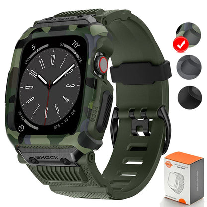Apple Watch Camouflage Rubber Strap - Waterproof and Durable BandsCo Straps