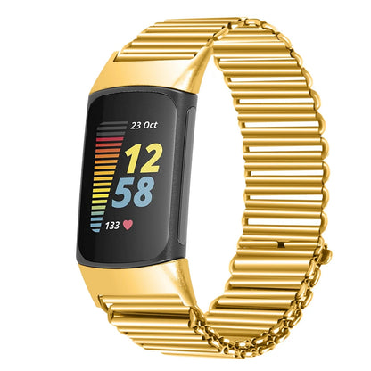 Fitbit Charge 5 6 Stainless Steel Strap - Modern Design BandsCo Straps