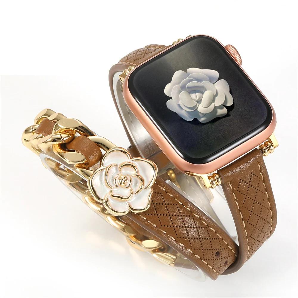 Coach floral apple watch on sale band