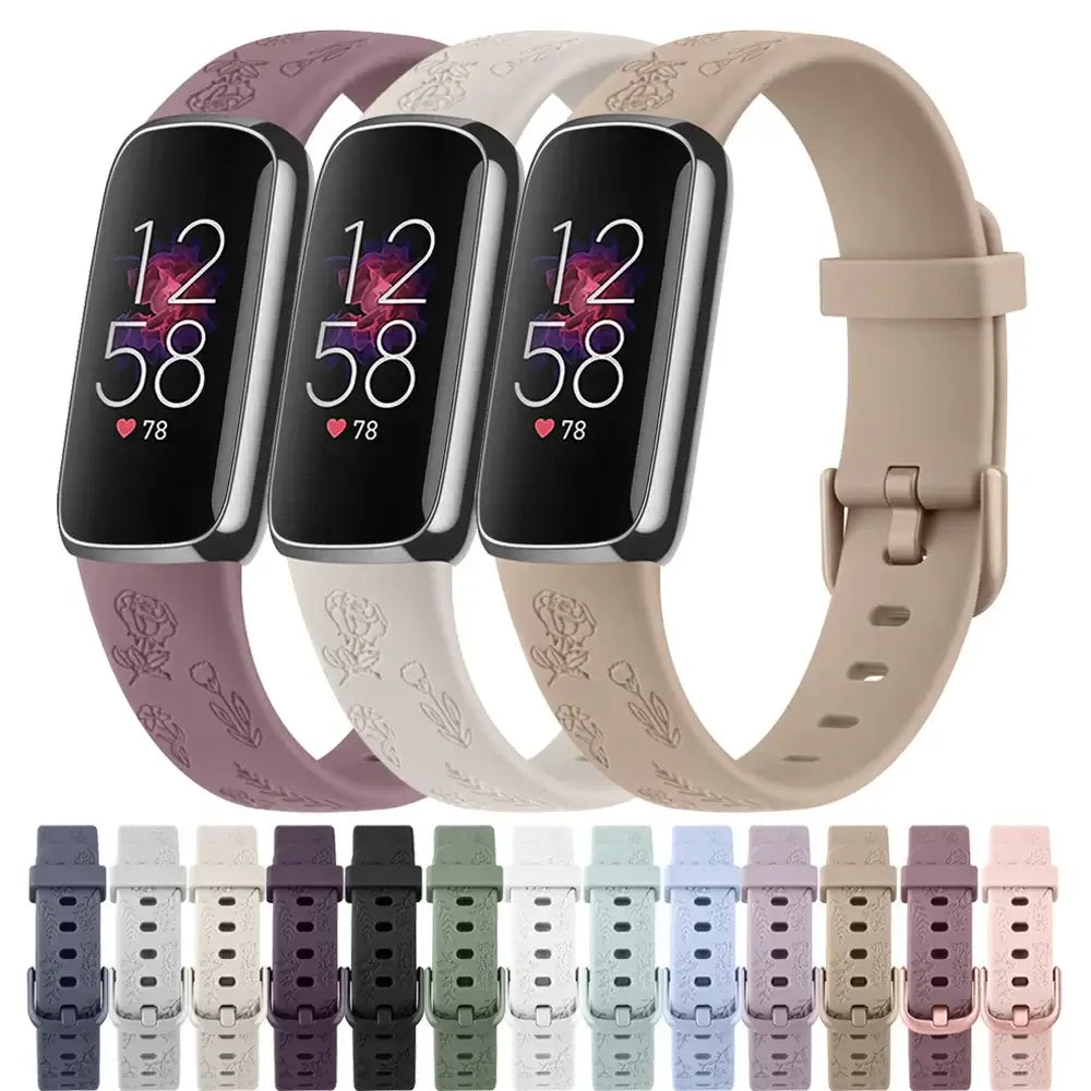 Fitbit Inspire 3 Silicone Band with Designs – Stylish Patterned Strap BandsCo Straps