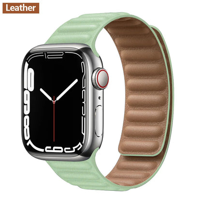 Apple Watch Leather Band - Premium Magnetic Loop Strap BandsCo Straps