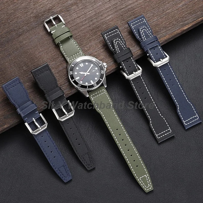 COROS Nylon Canvas Watch Band Replacement Strap for Men Women BandsCo Straps