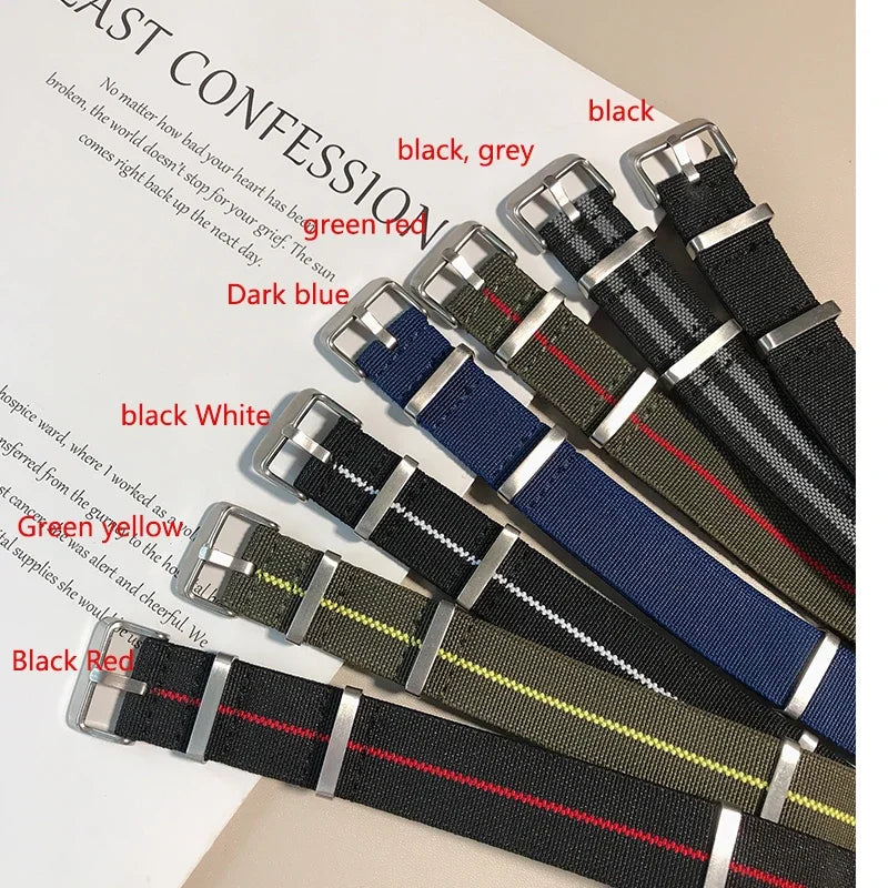 OnePlus Smartwatch Nylon Elastic Band Military Style Watch Strap Bracelet BandsCo Straps