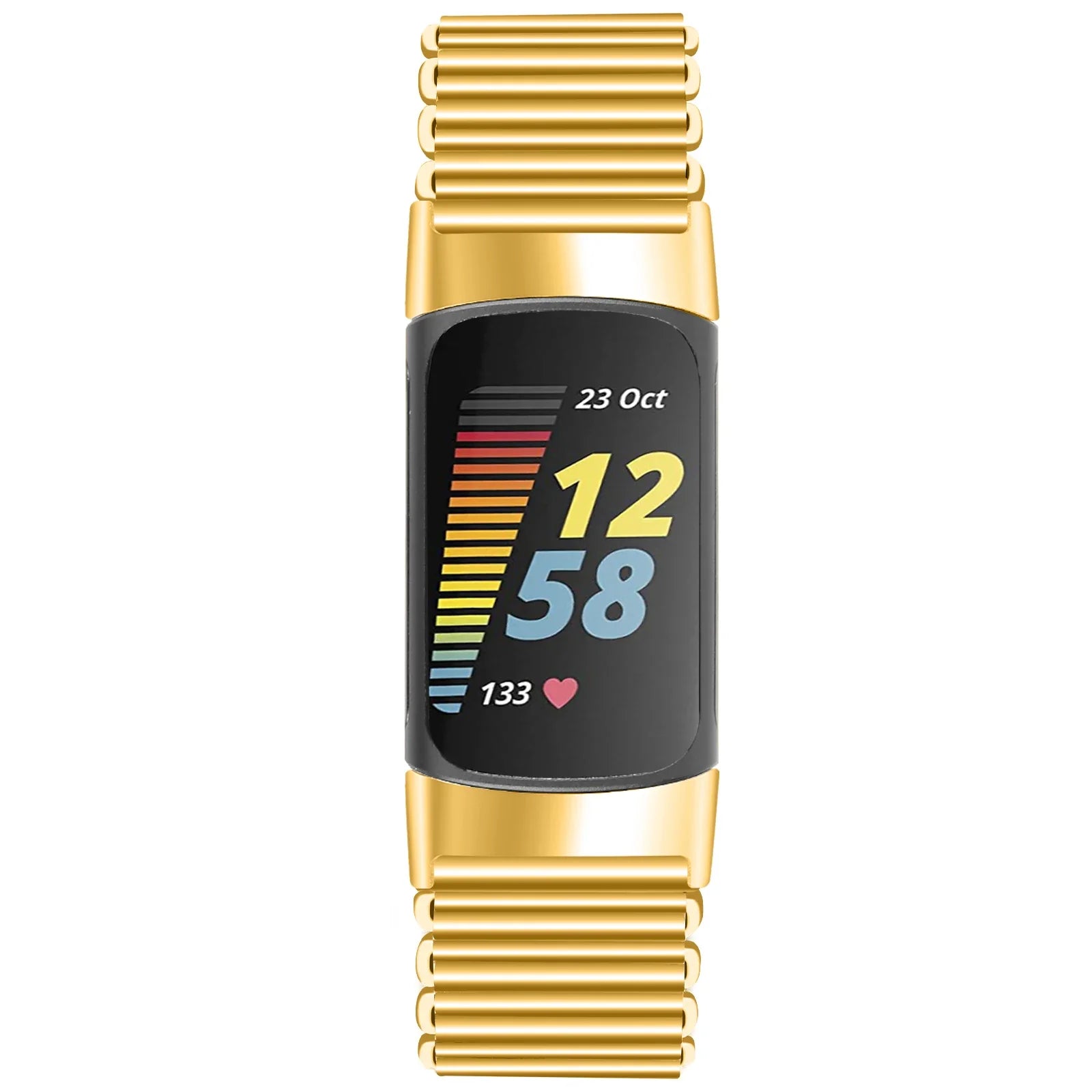 Fitbit Charge 5 6 Stainless Steel Strap - Modern Design BandsCo Straps