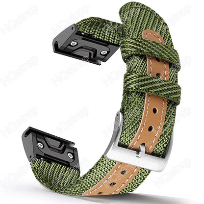 Garmin Sport Nylon Strap - Breathable Comfortable Design BandsCo Straps