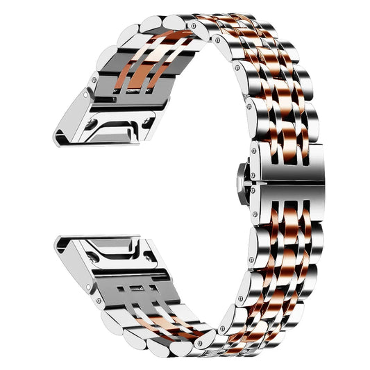 Garmin Stainless Steel Strap - Premium Metal Wristband BandsCo Straps