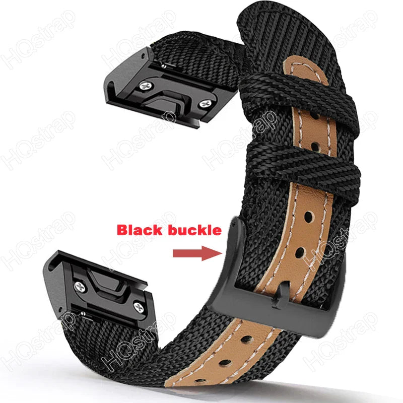 Garmin Sport Nylon Strap - Breathable Comfortable Design BandsCo Straps