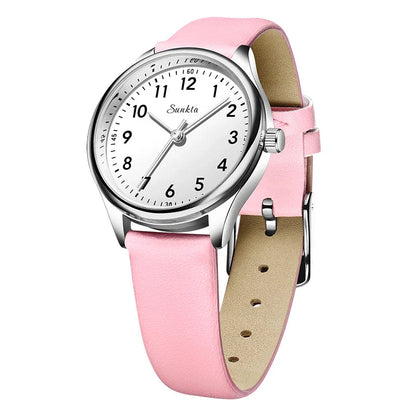 Gold Stainless Steel Women's Watch Quartz Minimalist BandsCo Straps