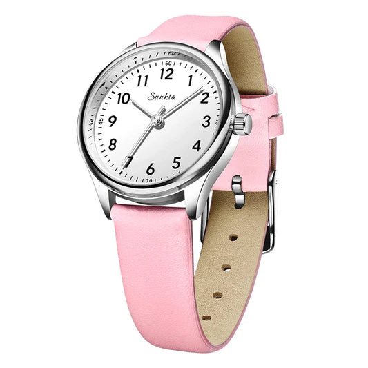 Gold Stainless Steel Women's Watch Quartz Minimalist BandsCo Straps