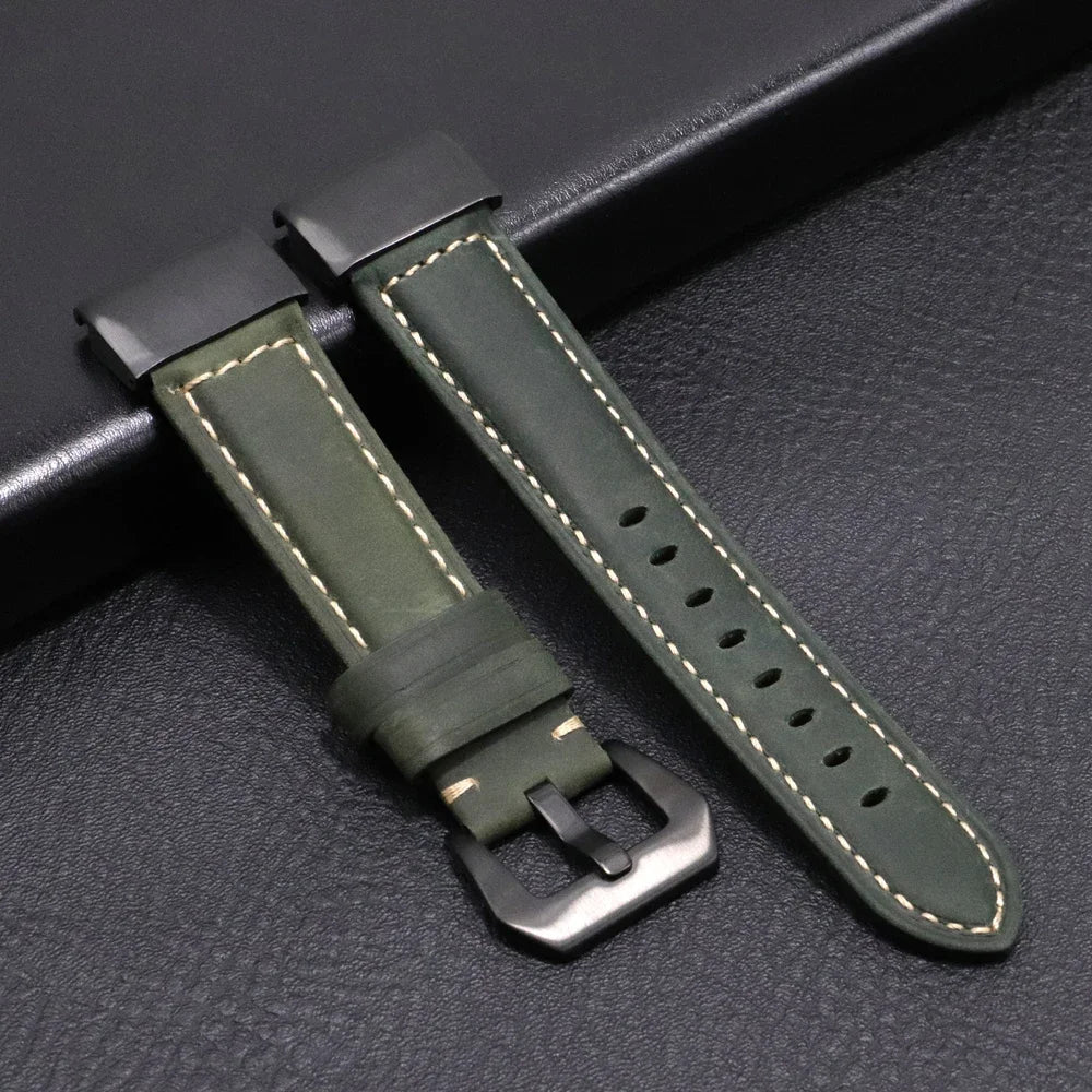Garmin Genuine Leather Band - Stylish and Durable BandsCo Straps