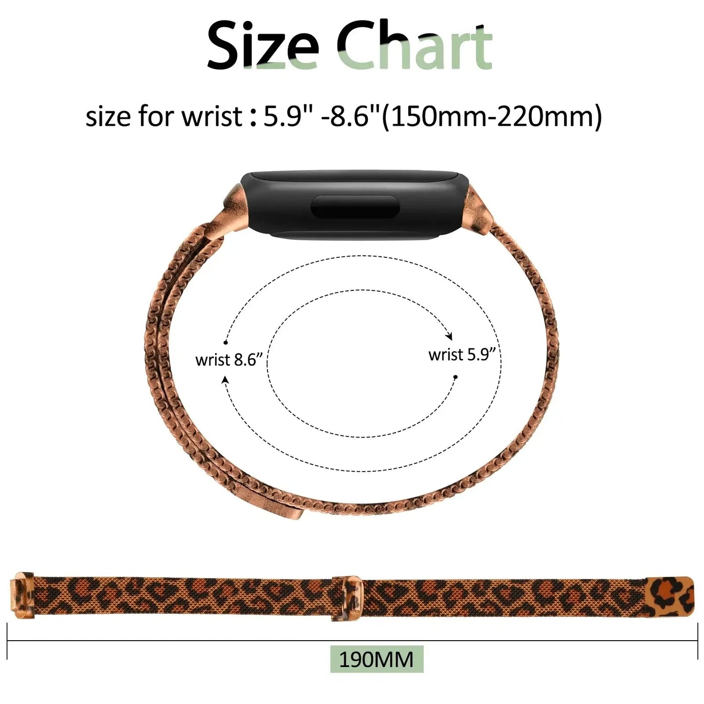 Fitbit Inspire 3 Metal Magnetic Loop Band – Stainless Steel Mesh Strap BandsCo Straps