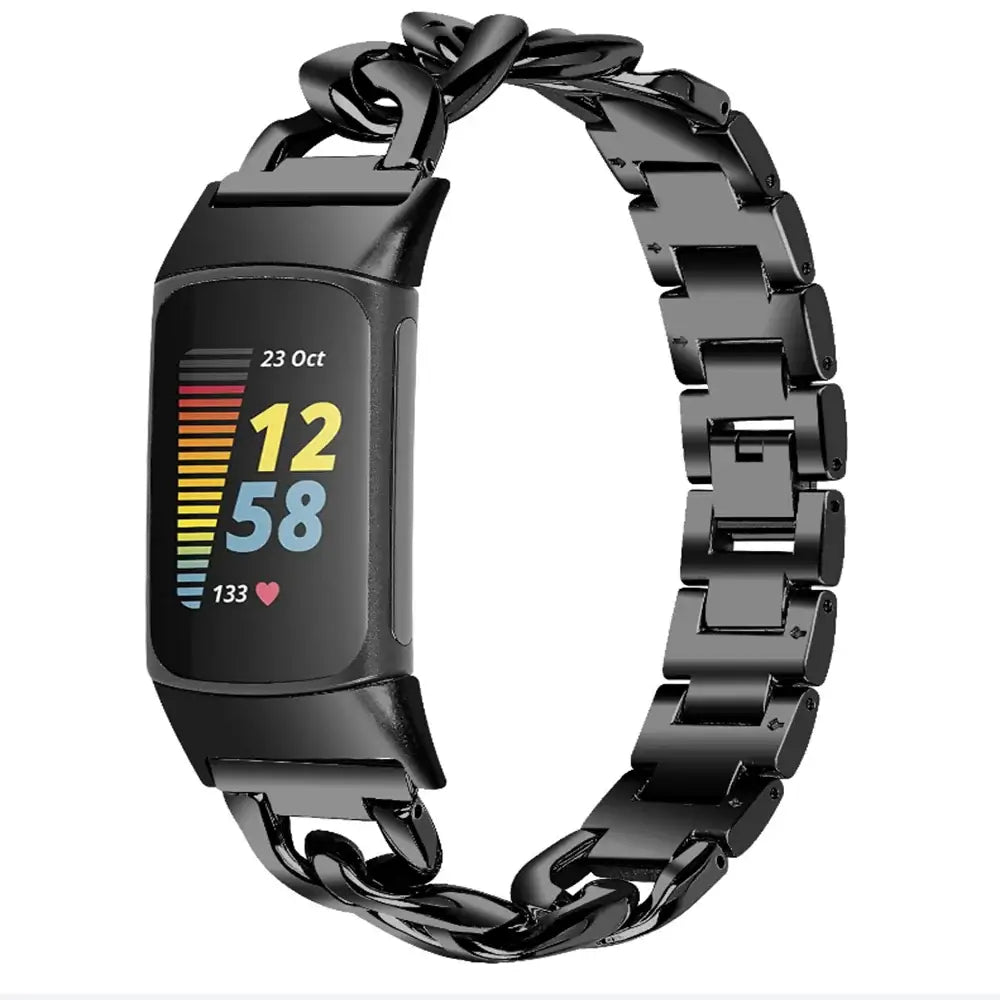 Fitbit Charge 5 6 Stainless Steel Band - Sleek and Durable BandsCo Straps