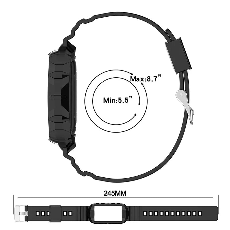 Fitbit Charge 5 6 Silicone Strap - Comfortable, Flexible BandsCo Straps