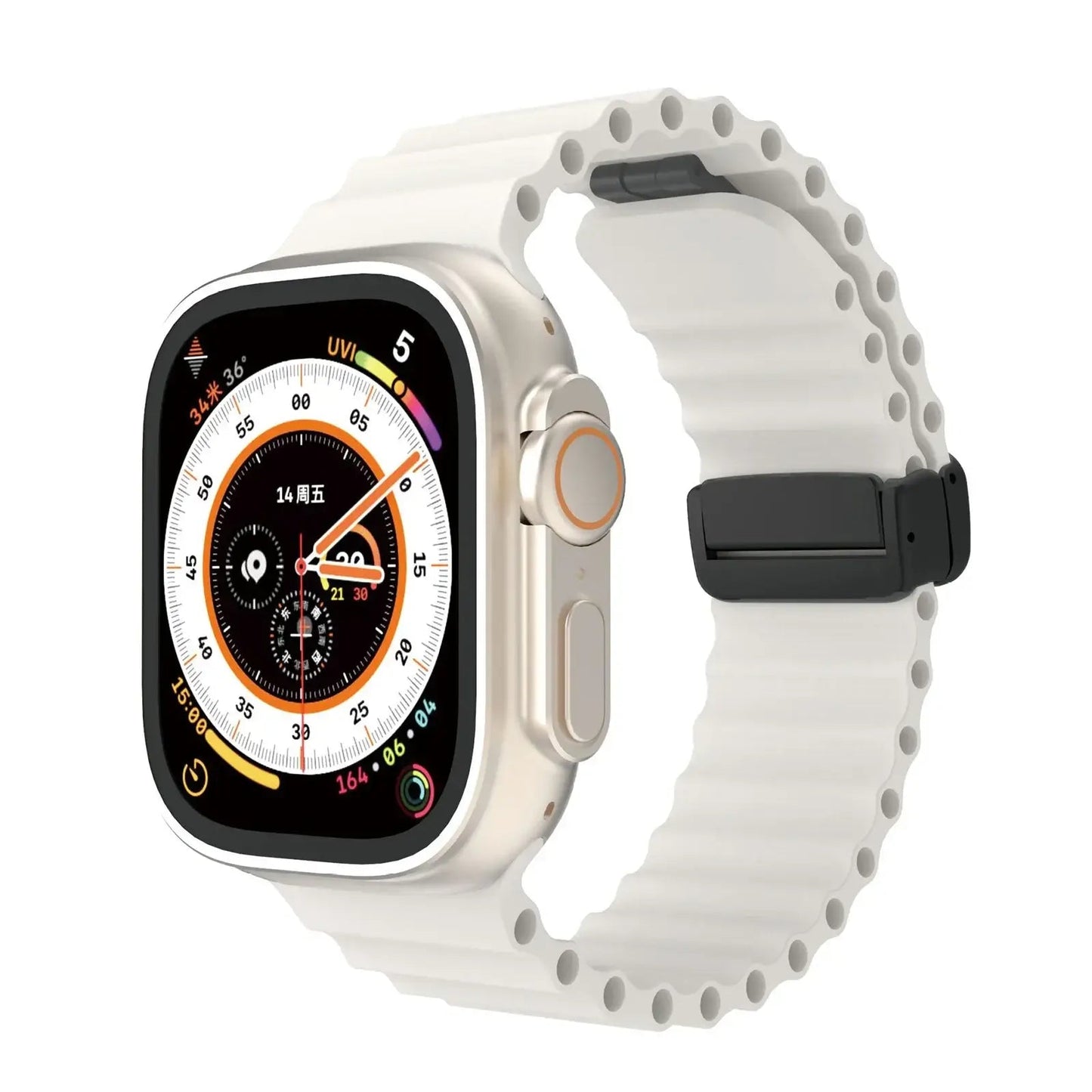 Apple Watch Silicone Strap - Soft Flexible Magnetic Design BandsCo Straps