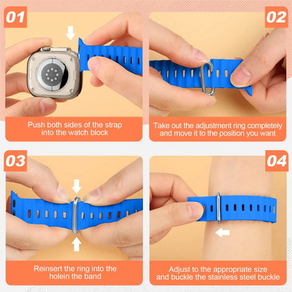 Apple Watch Silicone Strap - Waterproof and Breathable Band BandsCo Straps