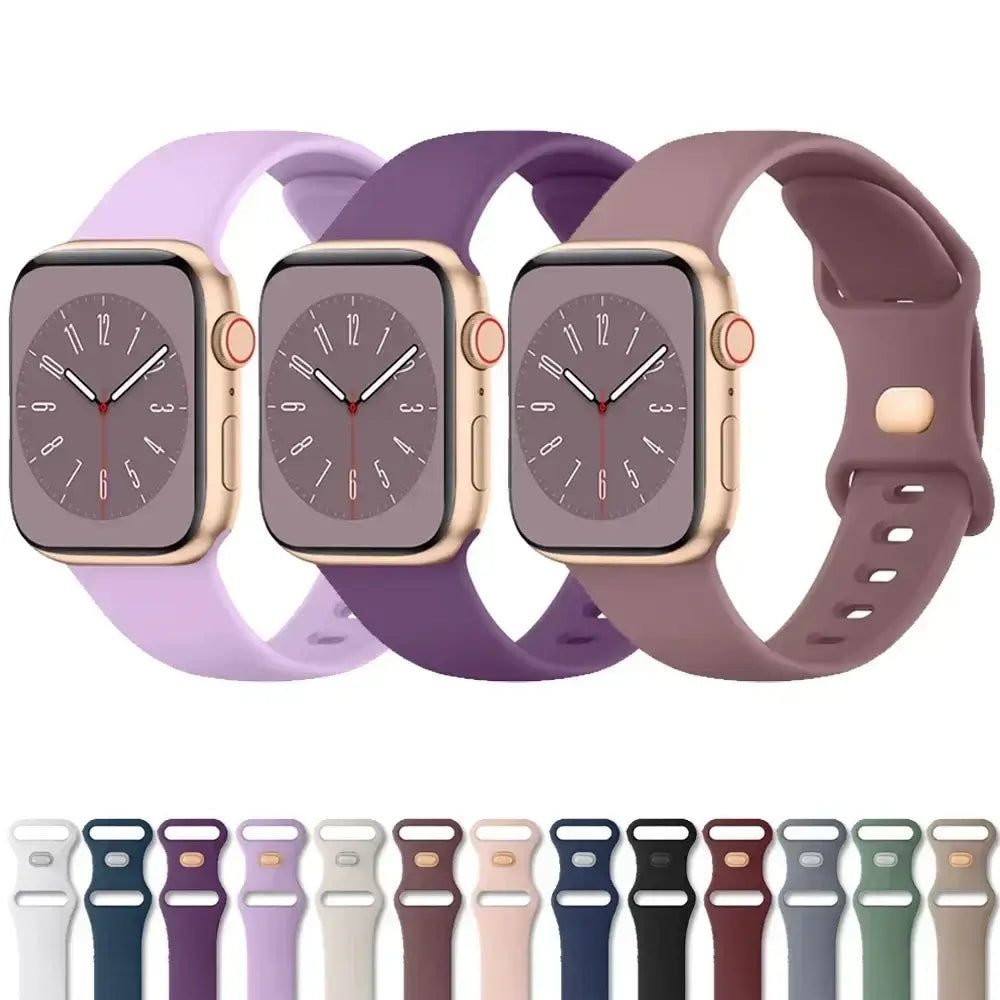 Apple Watch Silicone Band - Soft Flexible Stylish Strap BandsCo Straps