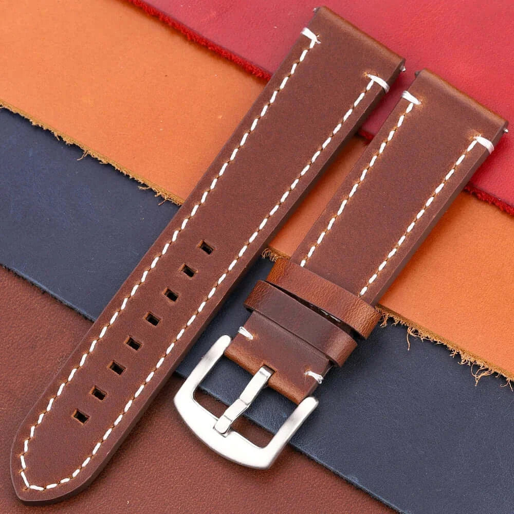 Suunto Leather Band - Durable Stylish Genuine Comfort BandsCo Straps
