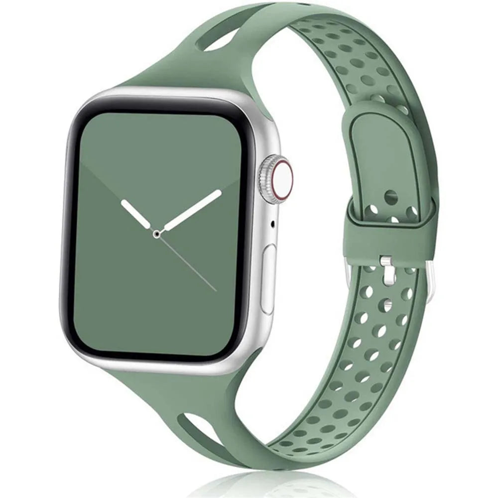 Apple Watch Silicone Strap - Soft Flexible Breathable Band BandsCo Straps