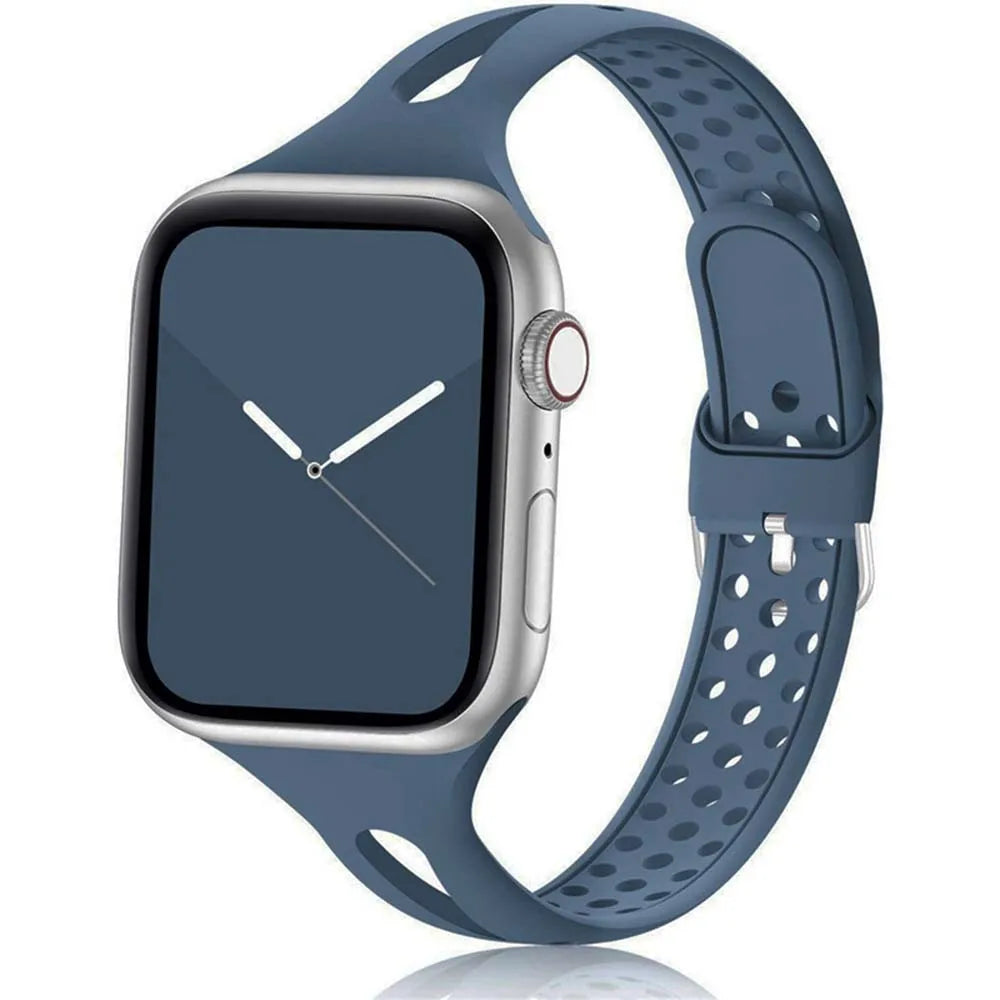 Apple Watch Silicone Strap - Soft Flexible Breathable Band BandsCo Straps
