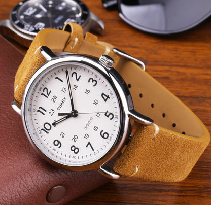 Polar Leather Watch Band Quick Release Genuine Cowhide Unisex BandsCo Straps