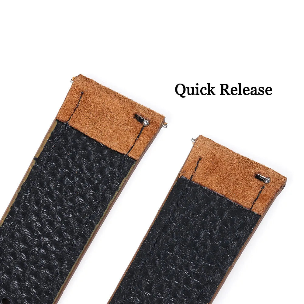 COROS Suede Leather Watch Band for COROS Smartwatch Unisex Comfort Strap BandsCo Straps