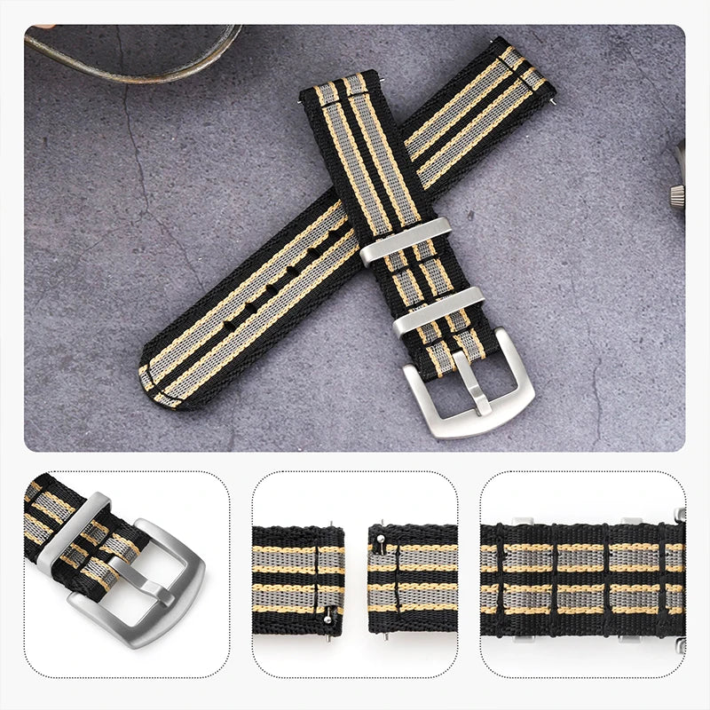 COROS Nylon Watch Band Fast Release Replacement Strap BandsCo Straps