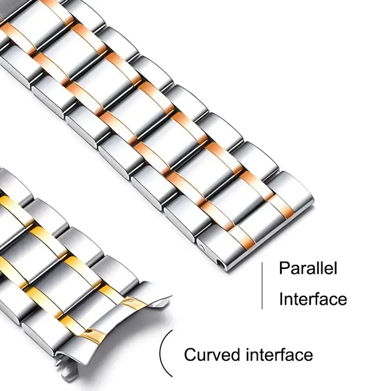 Huawei Stainless Steel Strap - Premium Polished Design BandsCo Straps
