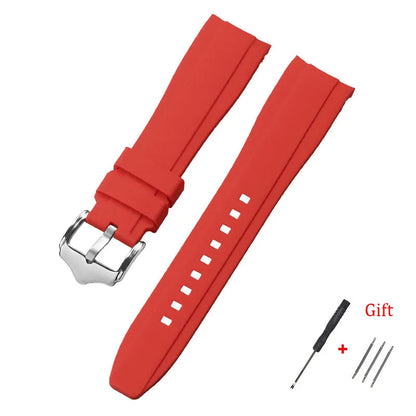 OnePlus Smartwatch Silicone Watch Band Curved End Rubber Strap Bracelet BandsCo Straps