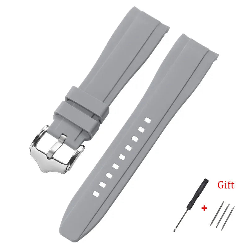 Amazfit Silicone Watch Band Curved End Waterproof Comfort Fit BandsCo Straps
