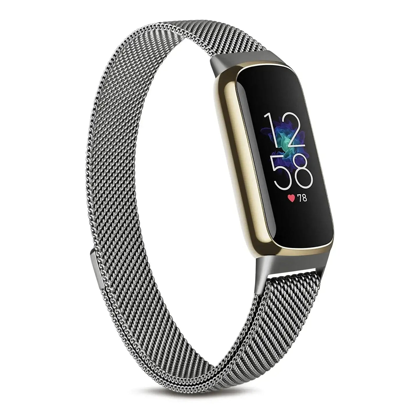 Fitbit Luxe Steel Magnetic Band - Elegant Mesh Design BandsCo Straps