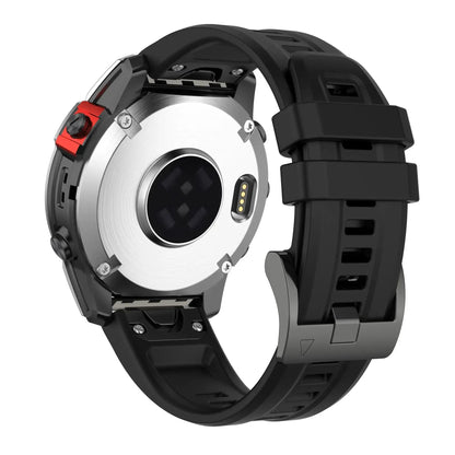Garmin QuickFit 20/22/26mm Silicone Band with Double Keepers BandsCo Straps