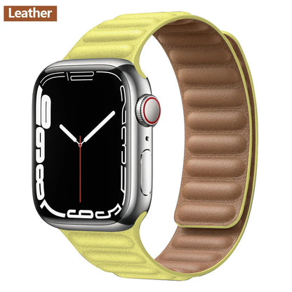Apple Watch Leather Band - Premium Magnetic Loop Strap BandsCo Straps