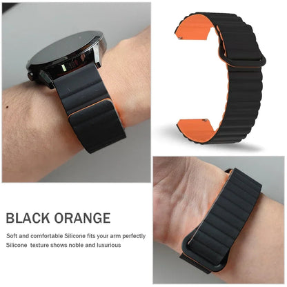 Amazfit Magnetic Silicone Band Replacement for Smartwatches BandsCo Straps