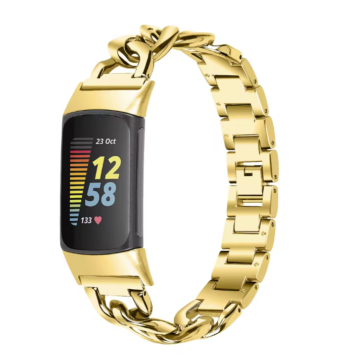 Fitbit Charge 5 6 Stainless Steel Band - Sleek and Durable BandsCo Straps