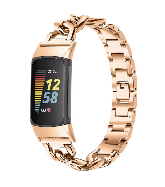 Fitbit Charge 5 6 Stainless Steel Band - Sleek and Durable BandsCo Straps