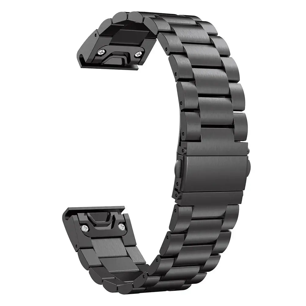 Garmin Stainless Steel Band - Sleek QuickFit Design BandsCo Straps