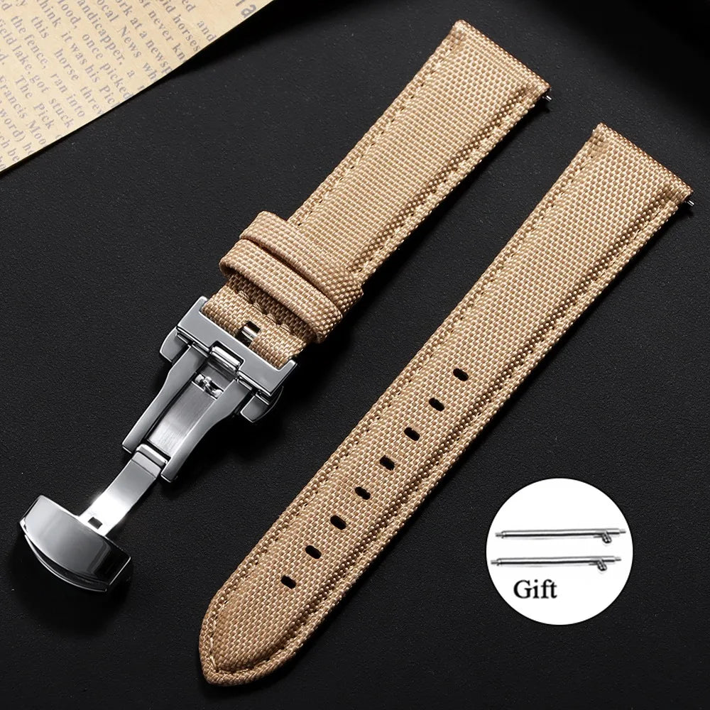 COROS Watch Band Sailcloth Nylon Quick Release Waterproof Strap Universal BandsCo Straps