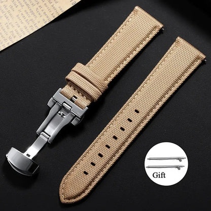 Amazfit Sailcloth Watch Band Nylon Strap Quick Release Waterproof BandsCo Straps