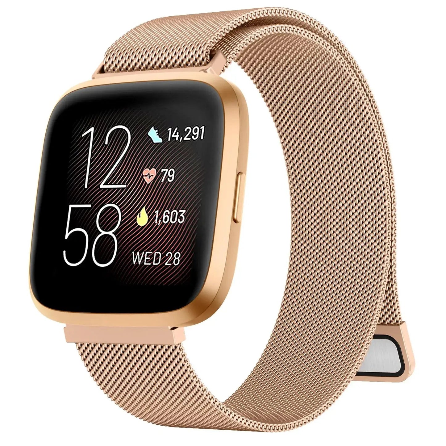 Fitbit Versa & Sense Metal Band - Premium Steel Strap BandsCo Straps
