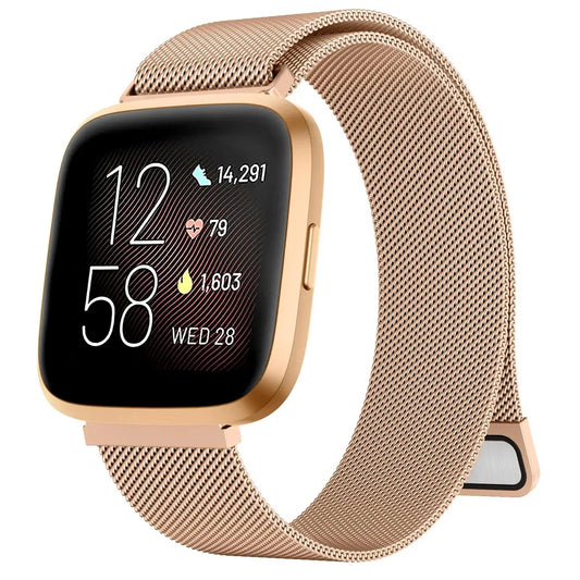 Fitbit Versa & Sense Metal Band - Premium Steel Strap BandsCo Straps
