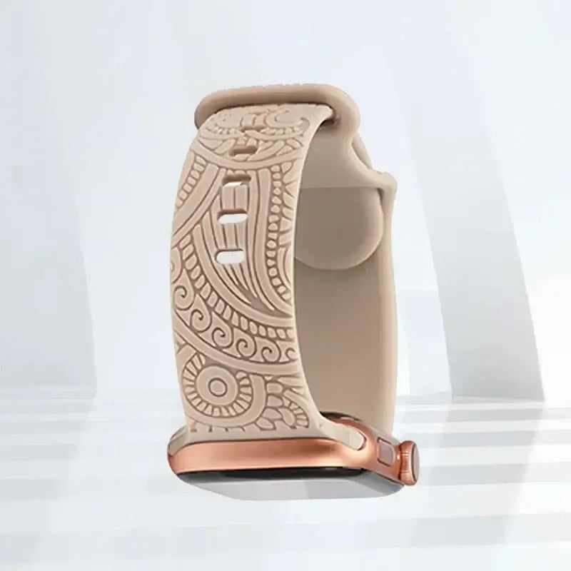 Apple Watch Silicone Strap - Stylish, Engraved Design BandsCo Straps